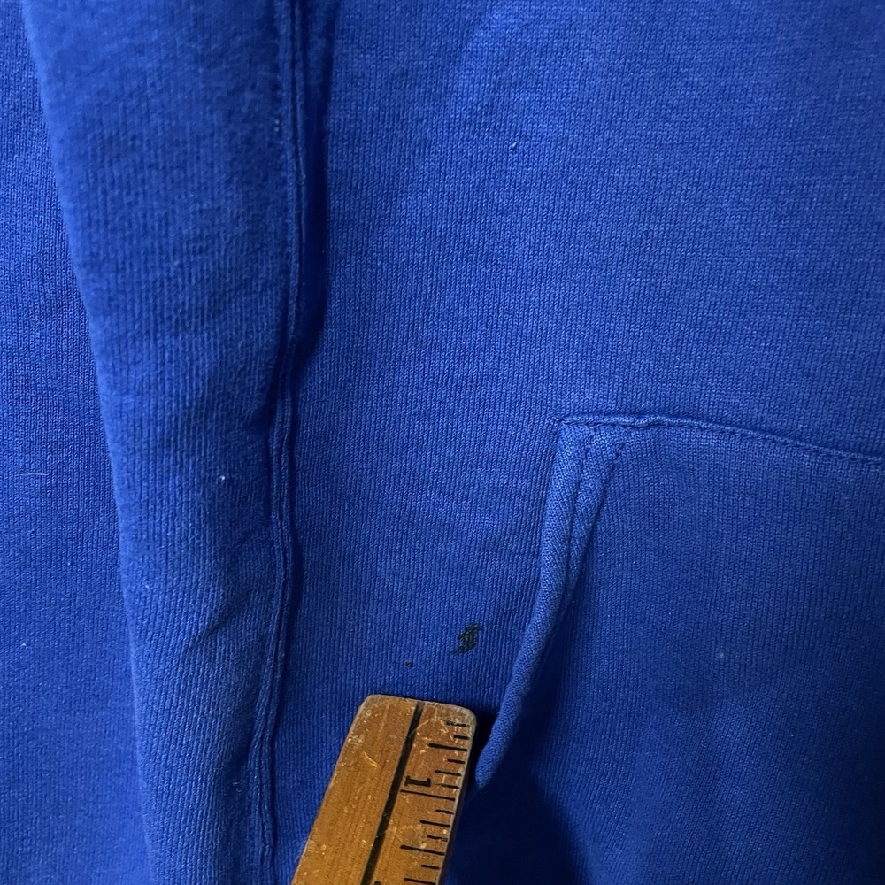 Russell Athletic Reno Huskies Nevada Track and Field Hoodie Blue Medium Vintage - Picture 9 of 13